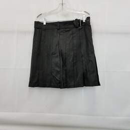 Black Leather Kilt Size 36
