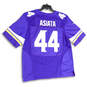 Mens Purple White Minnesota Vikings Matt Asiata #44 Football Jersey Size 48 image number 4