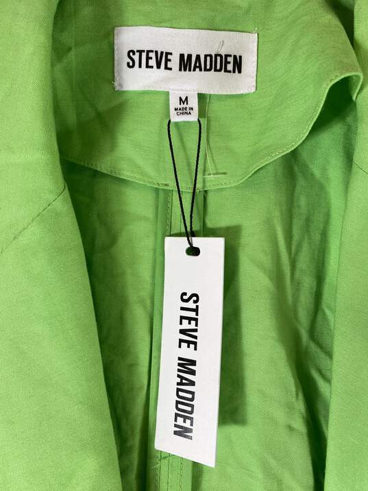 Steve Madden Women Green Blazer Jacket M NWT image number 3