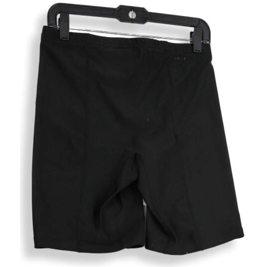 NWT Mens Black Elastic Waist Drawstring Regular Fit Athletic Shorts Size XL image number 2