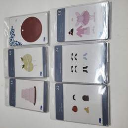 Lot of 6 QuicKutz Embossed Cutting Dies For Paper Dolls