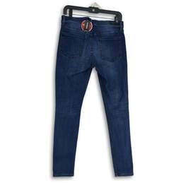 NWT Womens Blue Denim Stretch 5-Pocket Design Skinny Leg Legging Jeans Size 8S alternative image