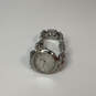 Designer Fossil ES-3348 Silver-Tone Strap Stainless Steel Analog Wristwatch image number 2