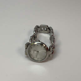 Designer Fossil ES-3348 Silver-Tone Strap Stainless Steel Analog Wristwatch alternative image