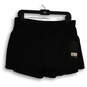 NWT Womens Black Flat Front Zip Pocket Pull-On Athletic Skirt Size Large image number 2