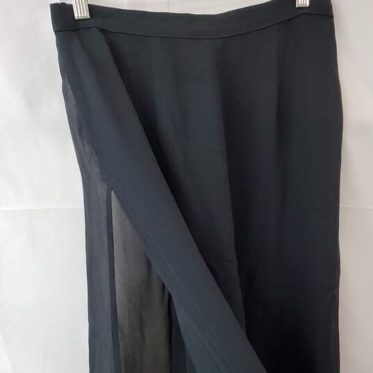 Tadashi Shoji Black Shear Maxi Skirt Women's 10/14 image number 2