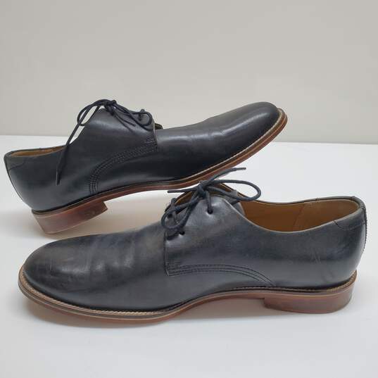 J Shoes Grail  Men's Derby Black Leather Shoes Size 10 image number 4