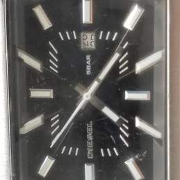 Diesel DZ-1116 Silver Tone & Black Oversized Quartz Watch alternative image