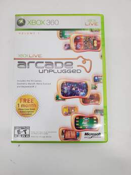 Xbox 360  Arcade Unplugged Game Disc Untested