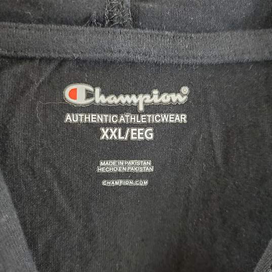 Champion Men Black Pullover Sweatshirt XXL image number 3