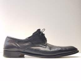 Bruno Magli Italy 0312 Black Leather Oxford Shoes Men's Size 12 alternative image