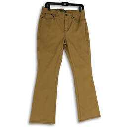 NWT Womens Tan Denim Medium Wash 5-Pocket Design Bootcut Jeans Size 6