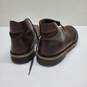 Clarks Mens Brown Leather Lace Up Desert Chukka Boots Size 10.5 image number 4