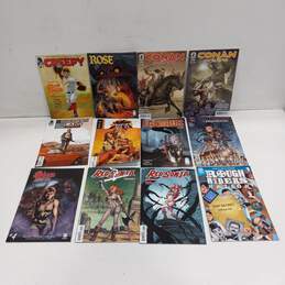 12PC Assorted Paperback Comic Book Bundle