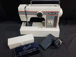 White Brand Electric Sewing Machine With Accessories