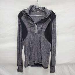 Lululemon Women's Athletica Heather Gray Run Your Heart Out Pullover Size SM