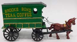 Vintage Cast Iron Brooke Bond Tea and Coffee Horse Drawn Cart IOB