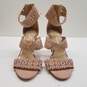 Jessica Simpson Jillesa Nude Cutout Back Zip Sandal Pump Heels Shoes Size 7 M image number 6