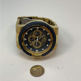 Designer Invicta Bolt 27801 Gold-Tone Round Dial Analog Wristwatch w/ Box alternative image