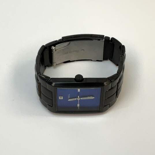 Designer Fossil FS-4263 Black Water Resistant Analog Quartz Wristwatch image number 2
