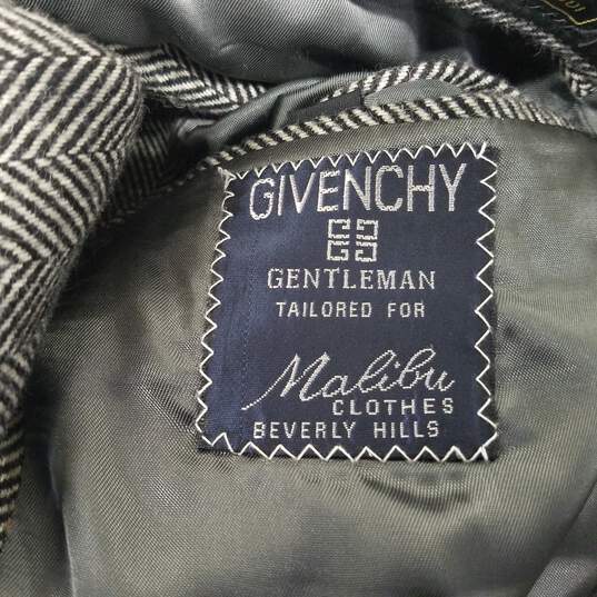 Givenchy Grey Camel Hair Men's Tailored Jacket image number 3