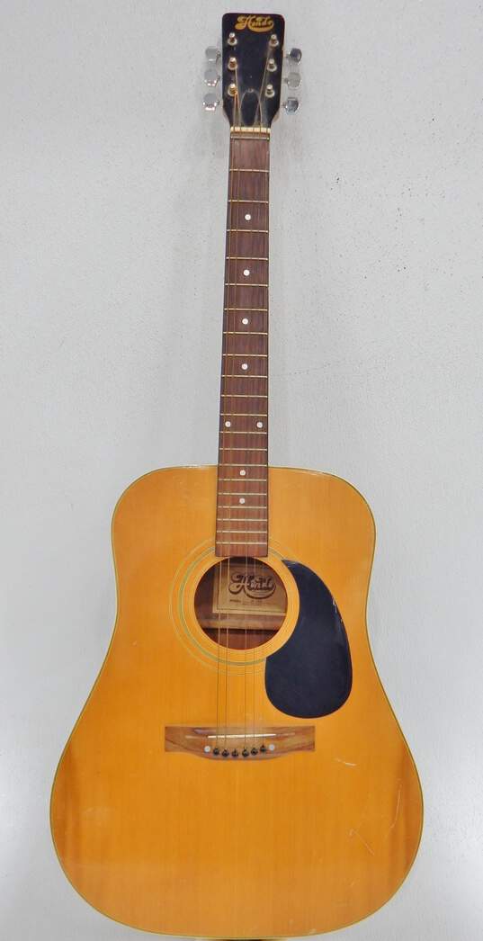 VNTG Hondo Model H155 Wooden Acoustic Guitar image number 1