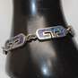 Assortment of 3 Taxco Sterling Silver Bracelets - 104.42g image number 4