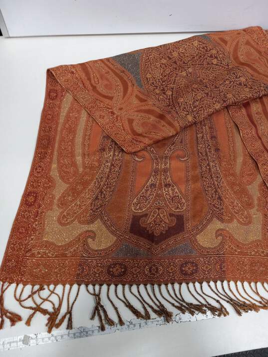 Collection Eighteen Golden Copper Scarf NWT image number 2
