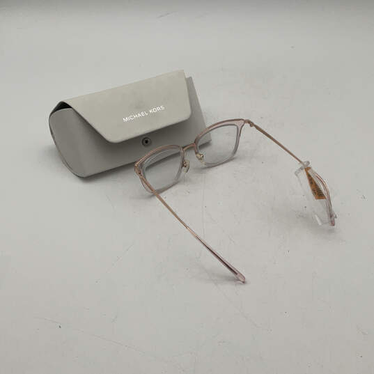 Womens Rose Gold Full Frame UV Protection Reading Glasses With White Case image number 3