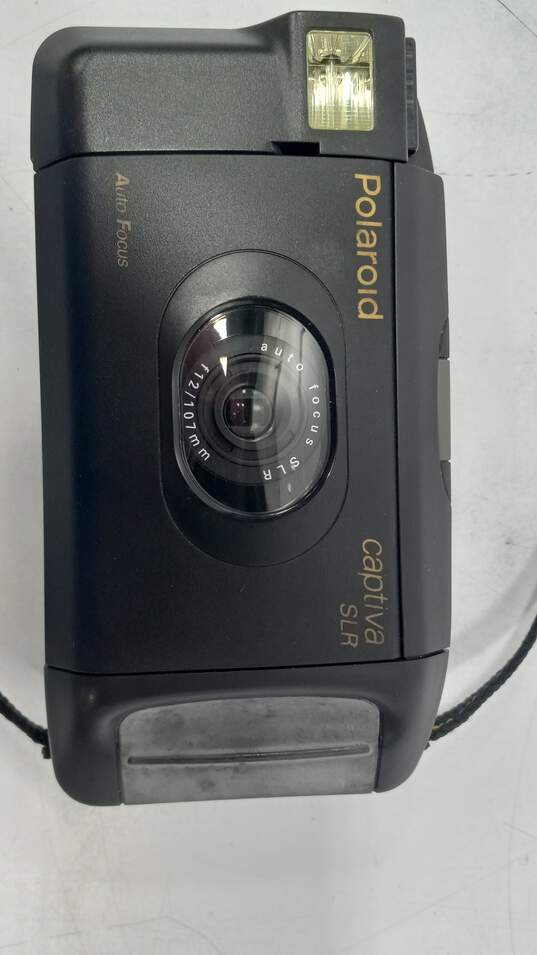 Polaroid Auto focus Captiva SLR Film Camera & Travel Case image number 7