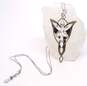 925 Lord Of The Rings Arwen Evenstar CZ Pendant Necklace 12.2g image number 2
