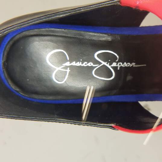 Jessica Simpson Multi Vadio Multi Sandal Stiletto Platform Heels Shoes Size 9 M image number 8