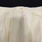 Women's Off White Lands End Wool Skirt Size 11 image number 4