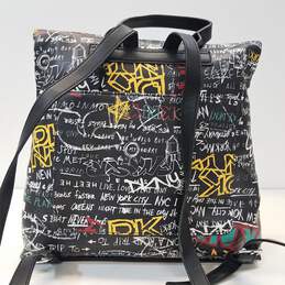 DKNY Tilly Graffiti Fold Over Backpack Multicolor alternative image