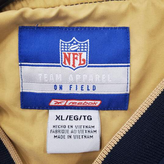 NFL Reebok Men Blue St. Louis Active Pullover XL image number 3