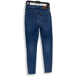 Womens Blue Denim Medium Wash 5-Pocket Design Skinny Leg Jeans Size 29 alternative image