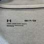 Women's Grey Under Armour Loose Fit 1/4-Zip Pullover, Sz. S image number 3