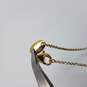 Charles Garnier Sterling Silver Peru Gold Tone Ball & Chain Necklace 13.2g image number 8
