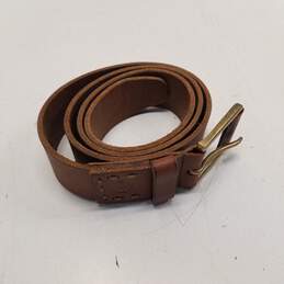 Timberland Brown Leather Men Belt Size 36