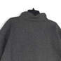 NWT Mens Gray Heather Mock Neck Long Sleeve Full Zip Track Jacket Size XL image number 4