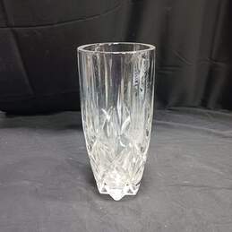 Crystal Vase 10.25" Tall