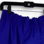 Womens Blue Stretch Elastic Waist Pockets Pull-On Short Mini Skirt Size 4 image number 4