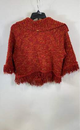 St. John Orange Sweater Jacket - Size Small alternative image