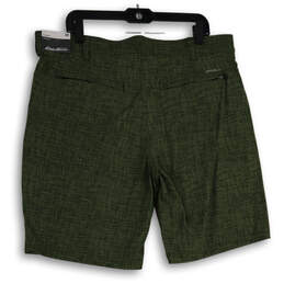 NWT Mens Green Flat Front Classic Regular Fit Takeoff Chino Shorts Size 38 alternative image
