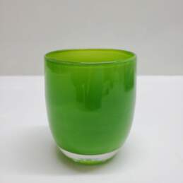 GLASSYBABY 'LUCKY GREEN' 0275 VOTIVE CANDLE HOLDER