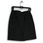 The Limited Womens Black Flat Front Back Slit Side-Zip Mini Skirt 6 image number 2