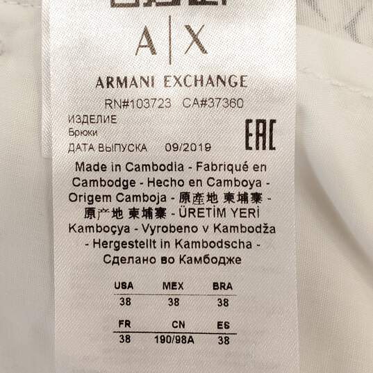 Armani Exchange Men White Shorts Sz 38 image number 4