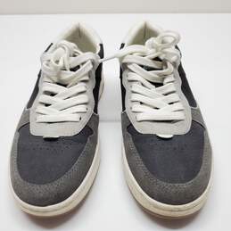 Madewell Sneakers Sidewalk Suede Grey Black Lined Unisex Shoes Size 9W/7.5M alternative image