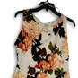 NWT Womens Multicolor Floral Sleeveless Knee Length Sheath Dress Size 14 image number 3
