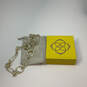 Designer Kendra Scott Gold-Tone Fashionable Link Chain Necklace With Box image number 1